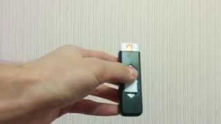 Электронная USB зажигалка электрозажигалка/прикуриватель  обзор тестирование инструкция