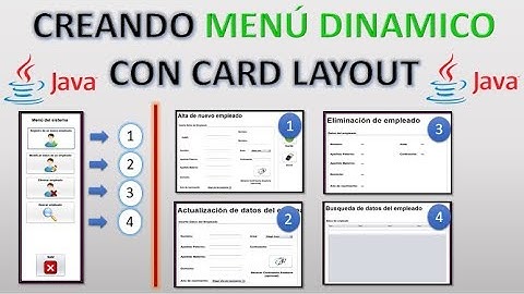 Sistema CRUD / Creacion de Menú Dinamico con CARD LAYOUT / Utilizando JToggleButton / (Video 9/24)