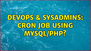 DevOps & SysAdmins: Cron job using MySQL/PHP?