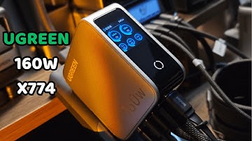 UGREEN 160W X774 : Củ Sạc Có Màn Hình Công Suất Đầu Tiên Của UGREEN - Tản Nhiệt & Điện Áp Siêu Tốt