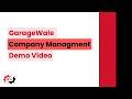 GarageWale Partner App | Company Management Demo 🏢