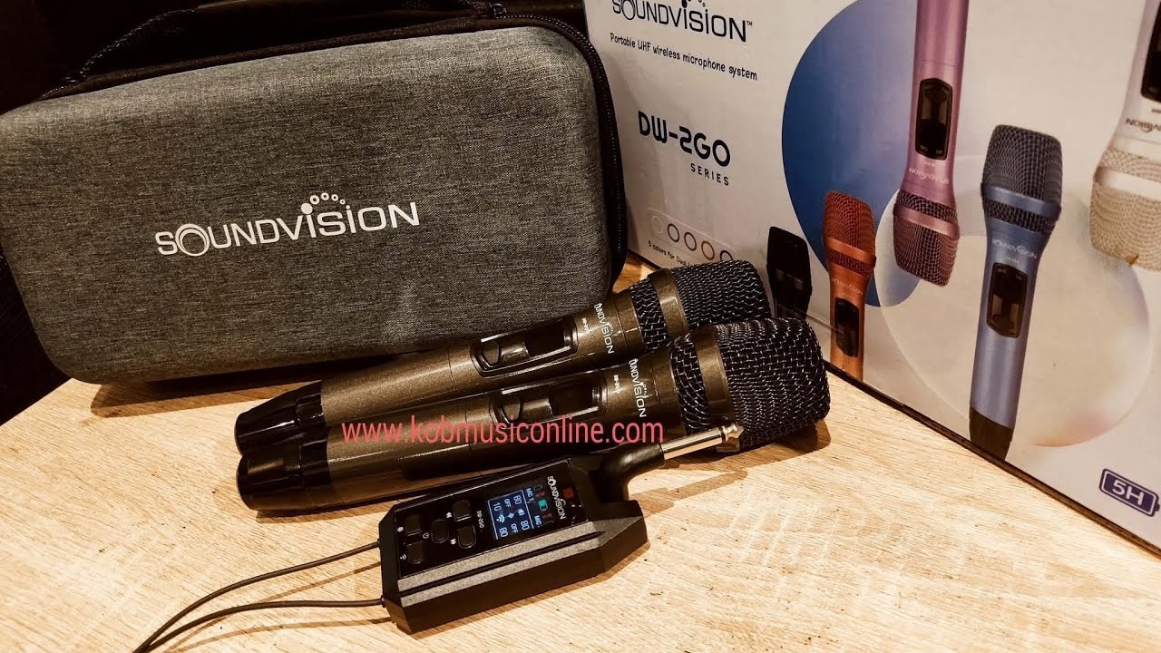 สินค้าเข้ามาใหม่🎉🎊ไมค์ลอยคู่ ยี่ห้อ Soundvision รุ่น DW-2GO ราคา 4,900 บาทจัดส่งสินค้าได้ทั่วประเทศ