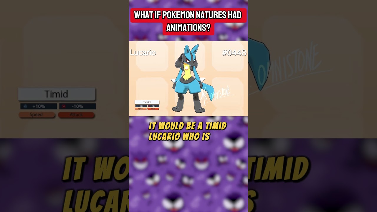 Покемоны природы, но анимированные