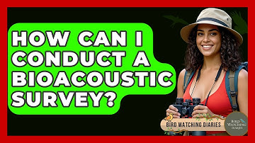 How Can I Conduct A Bioacoustic Survey? - Bird Watching Diaries
