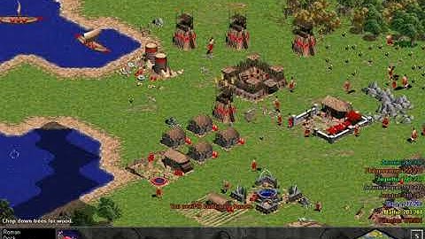 Age of Empires 1997 Classic AOE 15 mins Hard attack by enemy