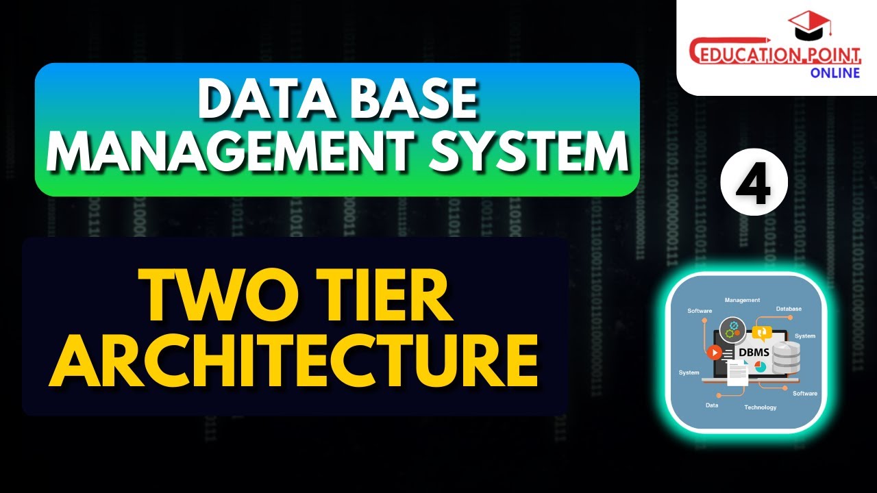 Two Tier Architecture | Data Base Management System