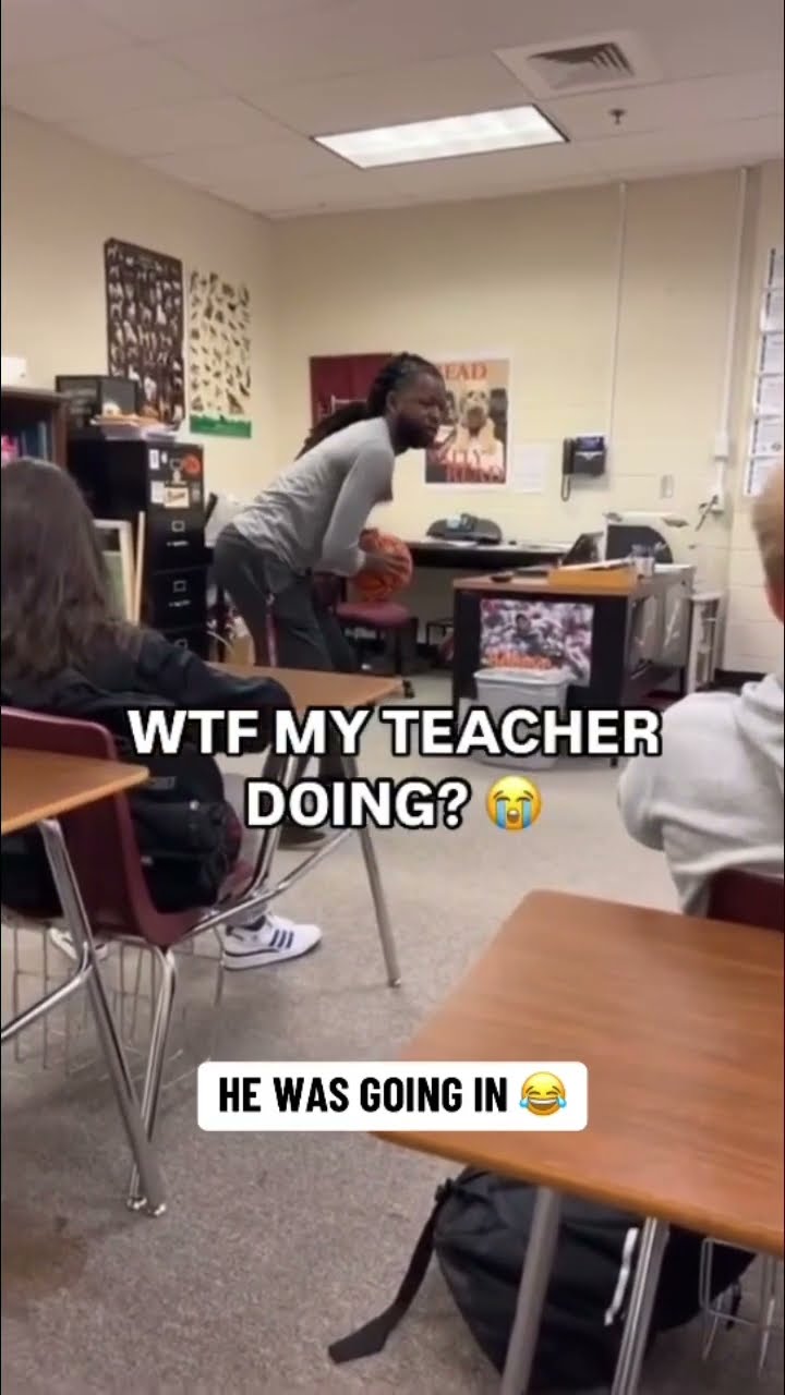 Teacher had to show off his game ??