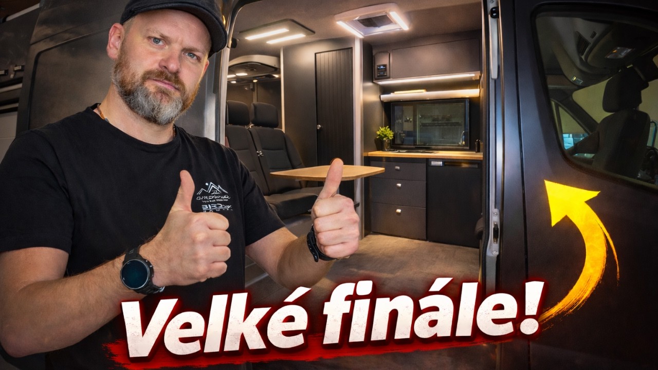 Hotová přestavba Mercedesu Sprinter!🛠️🥂Dokončení dalšího projektu!