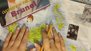 ASMR ~ Brunei History and Geography ~ Soft Spoken Page Turning ~ Re-Upload screenshot 2