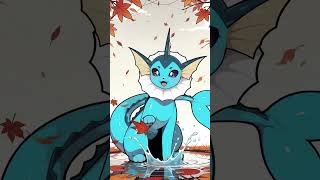 Autumn Vaporeon anim 02 #ai #vaporeon #pokemon #eeveelution #autumn