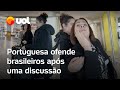 Brasileira sofre xenofobia de portuguesa aps discusso em aeroporto de portugal veja vdeo
