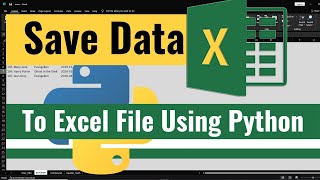Save Data To Excel File In Python