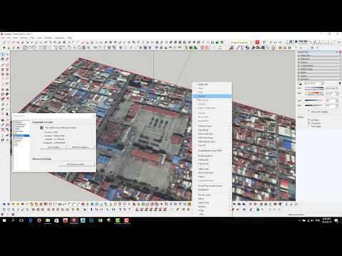 1st Step : Make template and set your location in Sketchup