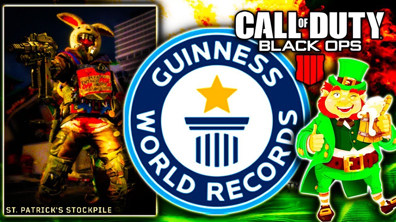 WORLDS MOST KILLS in ST. PATRICK'S STOCKPILE (BO4)