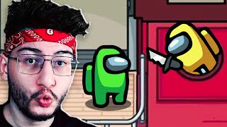 картинка: ВЫЧИСЛИЛ ИМПОСТЕРА ПО НАВИГАТОРУ В АМОНГ АС! Играю за роль ШПИОН в AMONG US