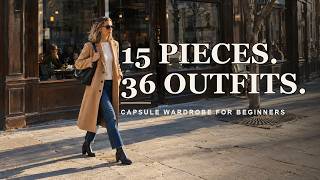 How to Build a Capsule Wardrobe: The Beginner's Guide (15 Pieces)