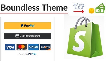 Shopify PayPal Credit Debit Card Buttons | Boundless Theme | Smart Buttons Updated Code