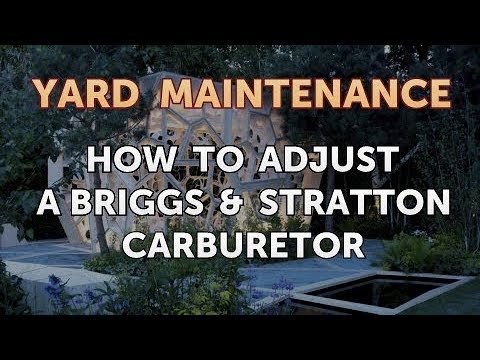 How to Adjust a Briggs & Stratton Carburetor