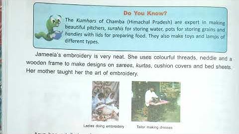 DAV school, SST, class 3, chapter 6, Learning about works