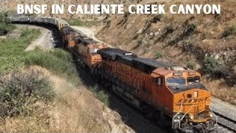 Railroading on the Tehachapi: Eastbound BNSF in Caliente Creek Canyon