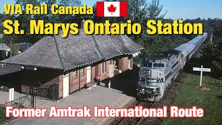 [ Canada Station ] Former Amtrak International route, VIA Rail Canada St. Marys Ontario Station