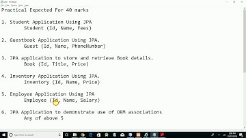 JPA Practical Part 1