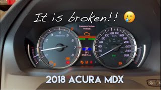 All Warning Lights Were On Like Christmas Lights!! | 2018 Acura MDX P0304 Misfire On Cylinder Four