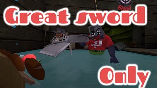 Great sword only with @PixelMonk-VR #mol4dow #animalrivals #animalrivalsvr #memes