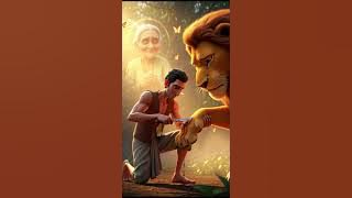 How a Poor Woodcutter’s Destiny Changed Forever 🌳🦁 #WoodcutterStory #ViralStories #moralstory #ai
