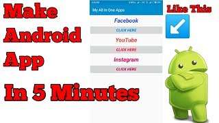 How to Make an Android App in 5 Minutes in Sketchware - Apk screenshot 1