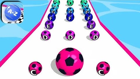 AZ Run Games All Levels Gameplay iOS_Android Walkthrough Game Ball Run 2048 #24