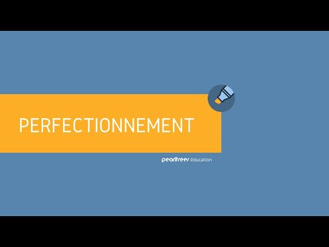 Vidéo: Principes De Perfectionnement