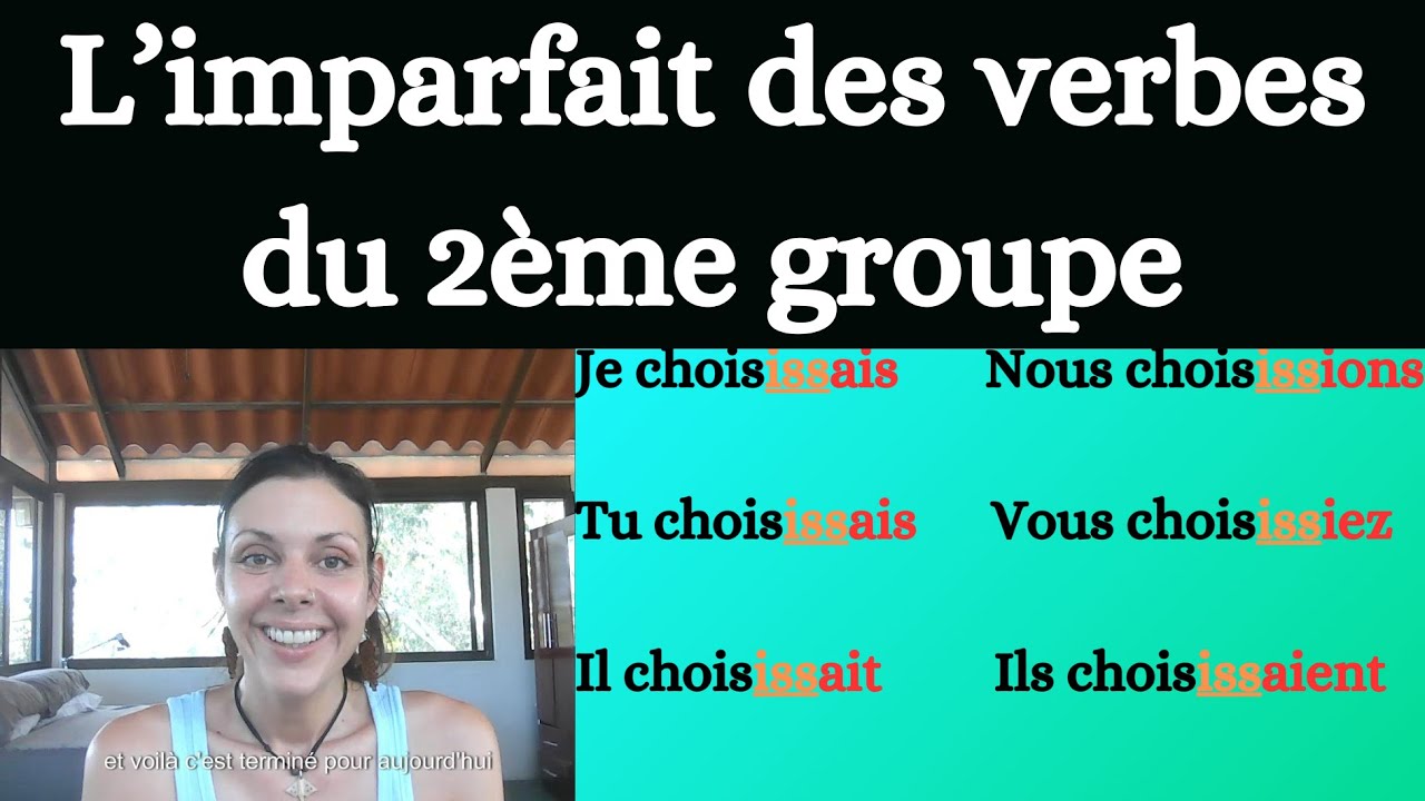 L'imperfetto dei verbi regolari che terminano in "ir" in francese - YouTube