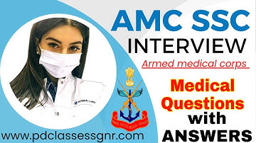Armed Medical Corps SSC Medical Questions and Answers | AFMC Medical Interview|Army Doctor Interview