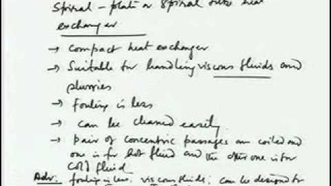 Mod-07 Lec-30 Various types of compact heat exchangers
