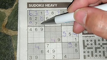Double pleasure with this Heavy Sudoku puzzle (with a PDF file) 09-06-2019 part 2 of 2