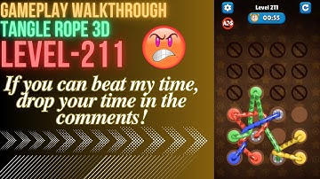 TANGLE ROPE 3D : LEVEL 211 WALKTHROUGH