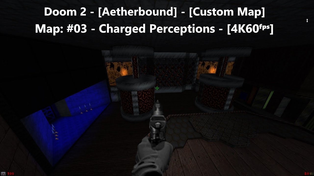 Doom 2 - [Aetherbound] - Map: #03 - Charged Perceptions - [4K60ᶠᵖˢ ...