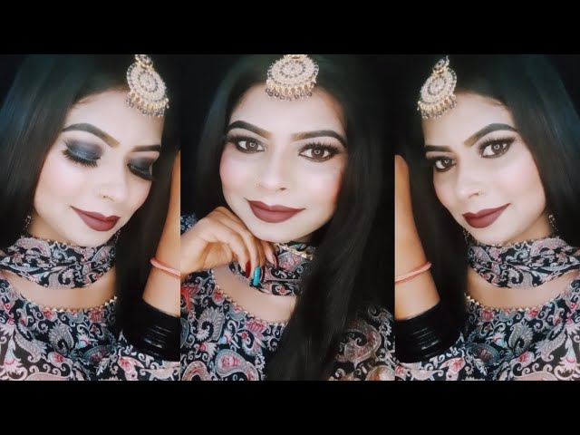 Blue Party Makeup Urdu Hindi South