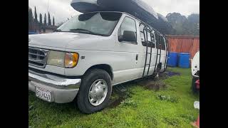 20230312 CH 2001 ford e350 van stuck in mud