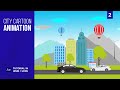 City Cartoon Animation | Part 02 | After Effects Tutorial in Hindi/Urdu | Motion Hill