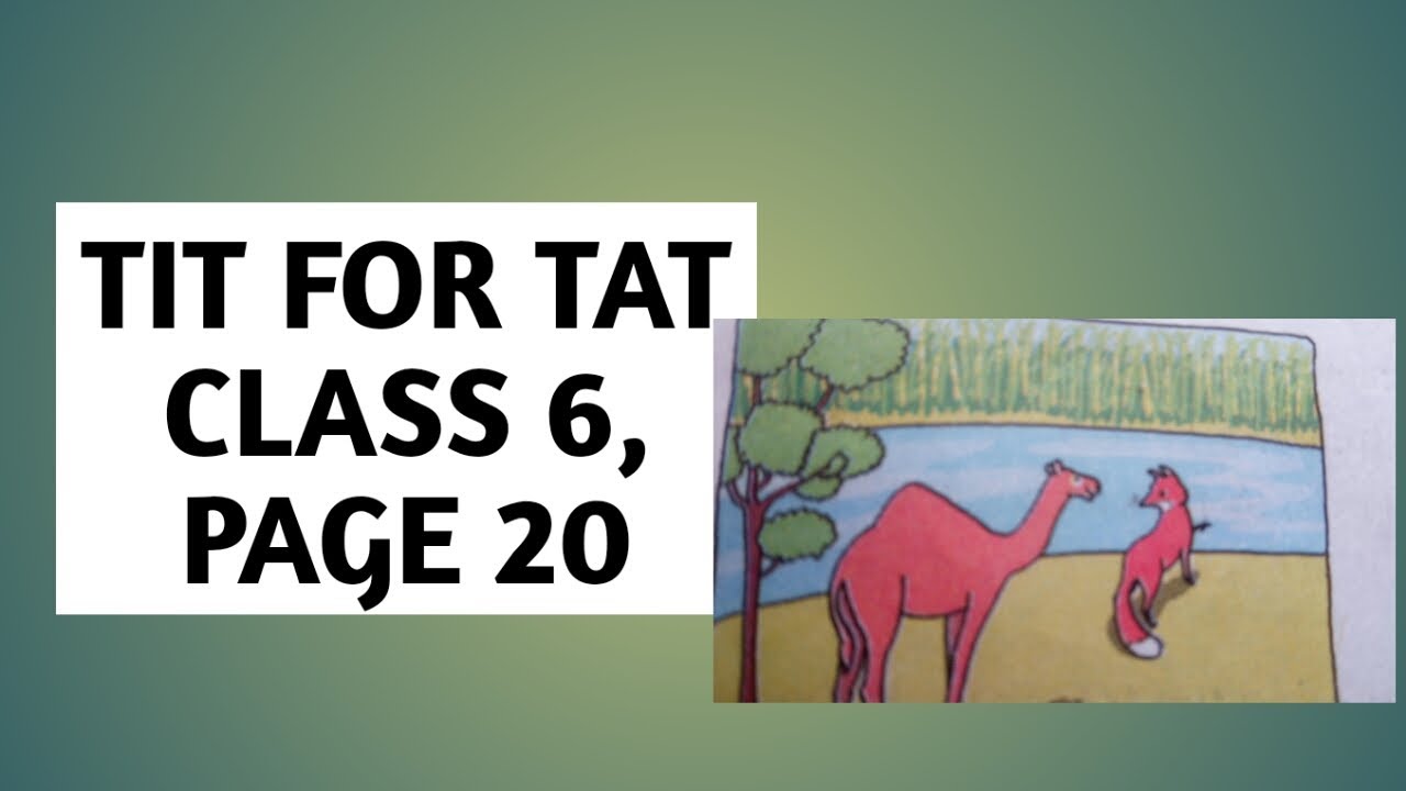 Tit for Tat # Class 6 English # Marathi Medium 