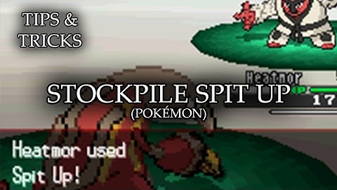 Tips & Tricks - Stockpile Spit Up (Pokémon) - RPG Maker MV