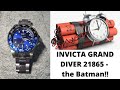 INVICTA GRAND DIVER ref 21865 watch review of Batman's steel monster!!