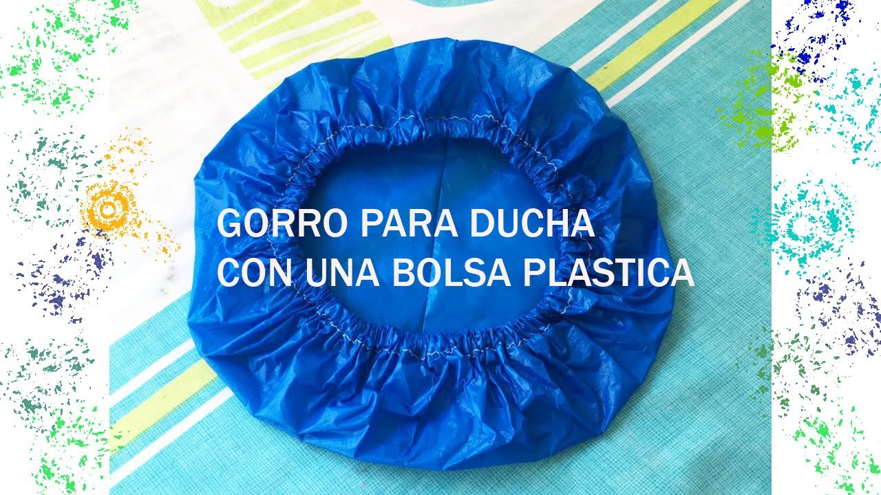 Gorro Ducha Polietileno, transparente, 50 cm diámetro