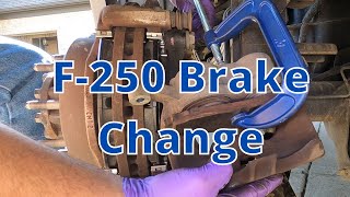 HOW TO Change Brakes | FORD F250 SD | Bedding Procedure