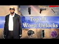 Hitman 3 top 10 worst unlocks