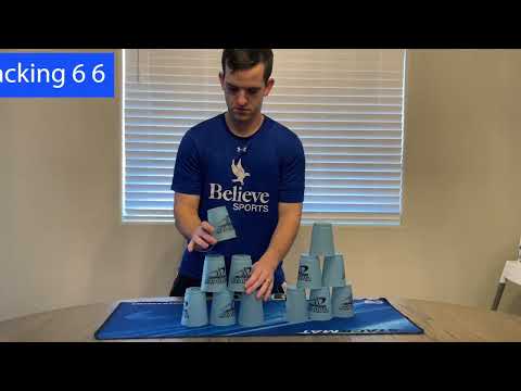 Cup Stacking 6 6 Tutorial
