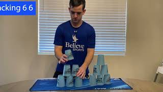Cup Stacking 6 6 Tutorial