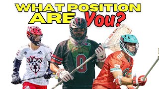 What Position Should You Play in Lacrosse...